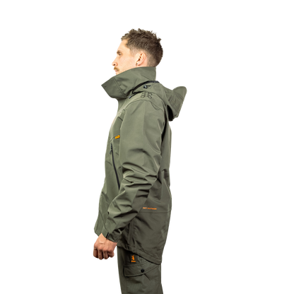 Spika Frontier Jacket Mens Performance Olive Waterproof Hunting Jacket