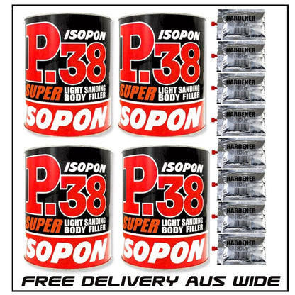 ISOPON P38 Light Sanding Car Auto Body Filler -3 Litres - South East Clearance Centre