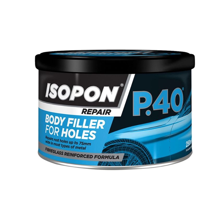 U-POL P40/S P.40 Auto Body Filler for Holes – 250 ml (UPOP40S) - South East Clearance Centre