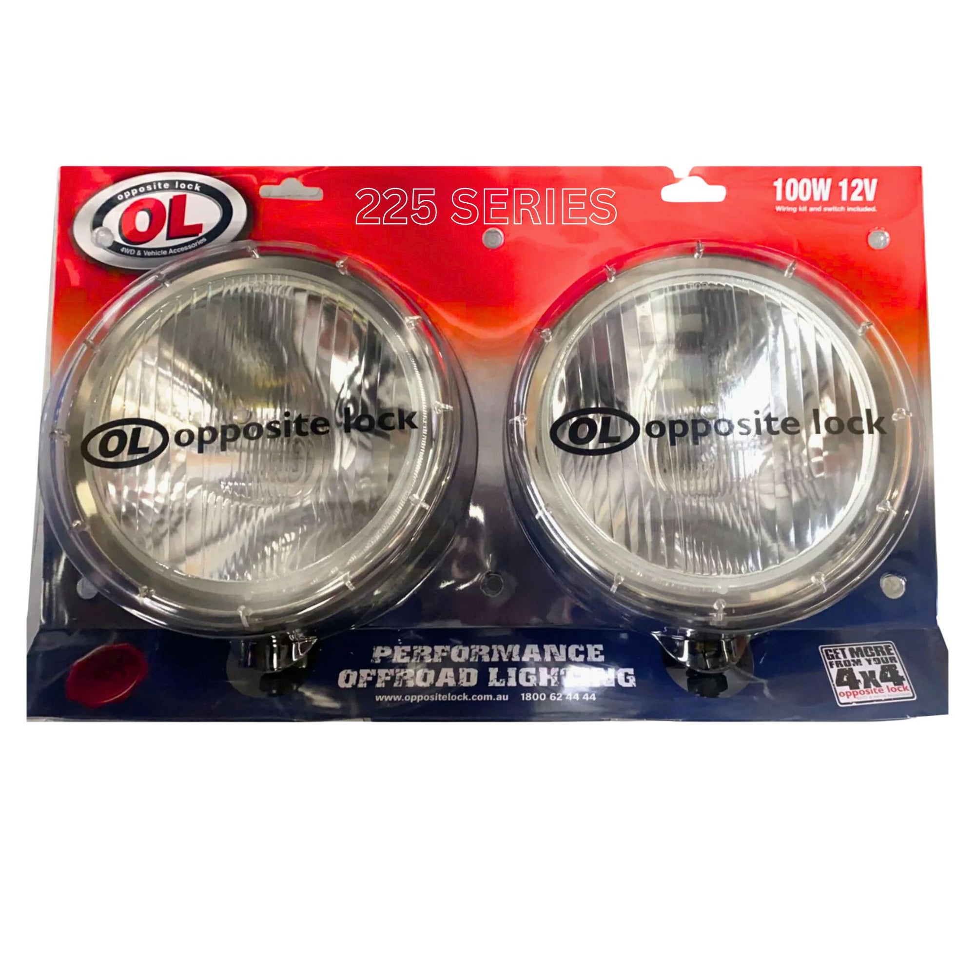 Twin Pack Opposite Lock 225 Series | 100W 12V Driving Light Set - South East Clearance Centre