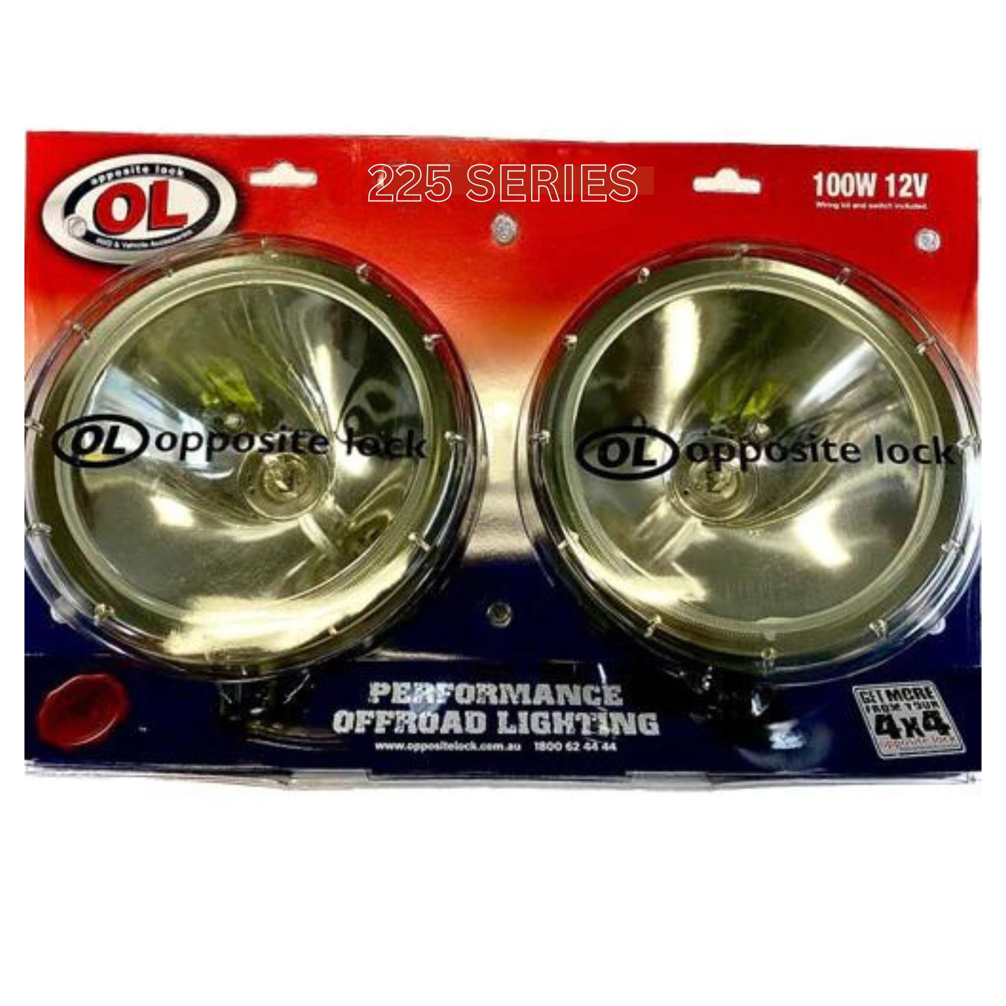Opposite Lock 225 Series- 100W 12V (Performance Offroad Lighting) - Twin Pack - South East Clearance Centre