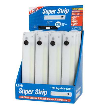 Magnetic Lion Super COB LED Strip Light – 3W, 120 Lumen, Battery Powered