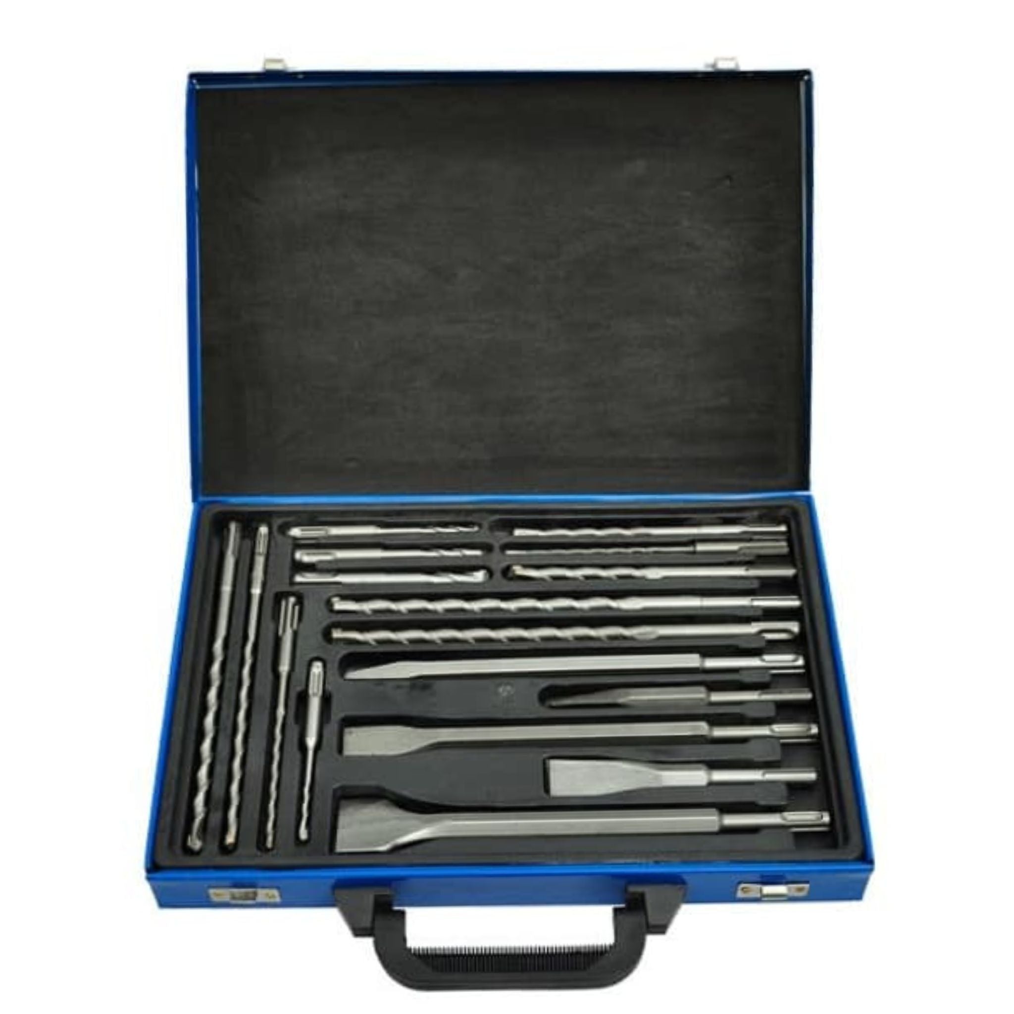 17 piece Sds Hammer Drill Bit Set With Metal Case South East