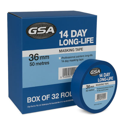 (Box pack) GSA 14 Day Blue Long Life Blue Masking Tape - South East Clearance Centre