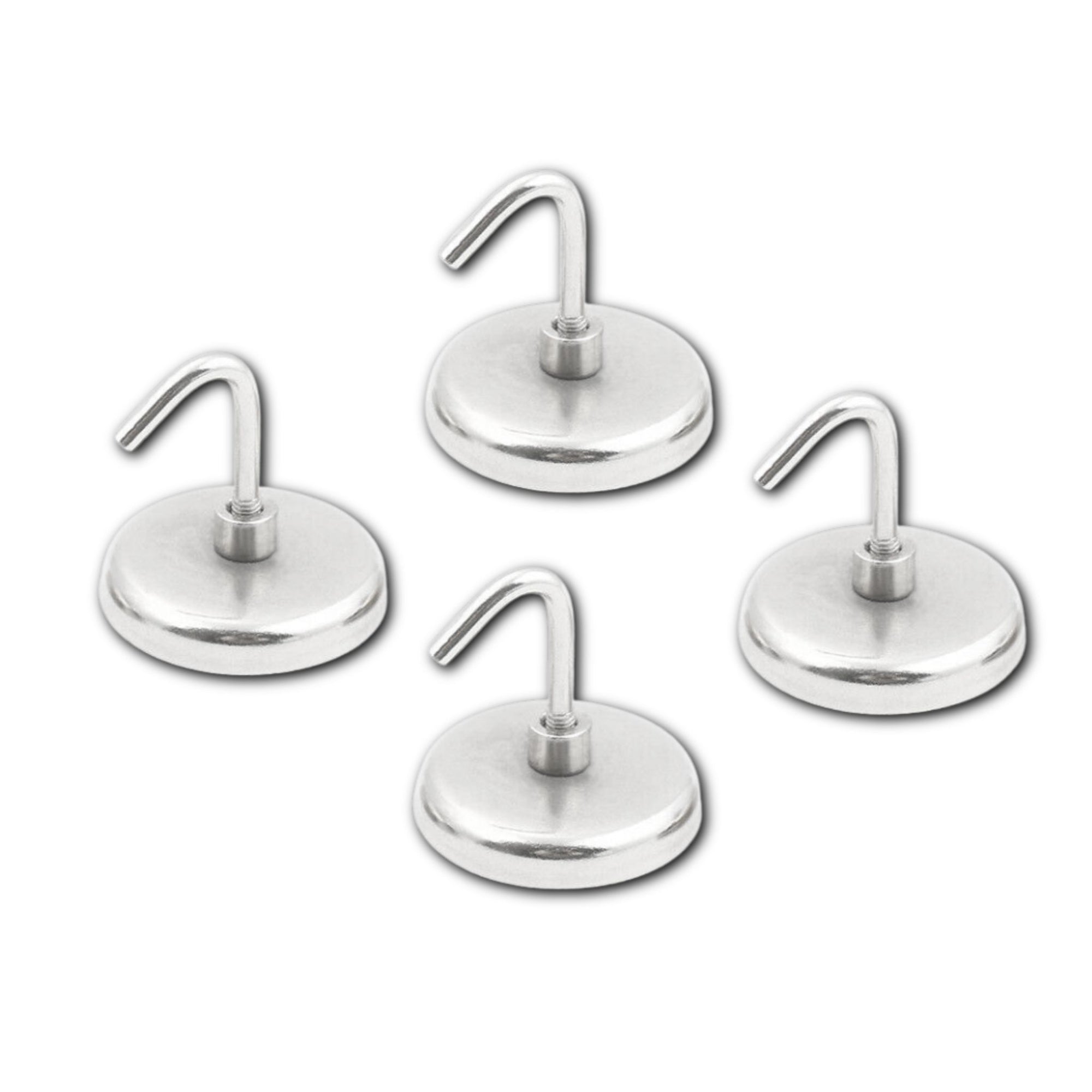 4 Piece Magnetic Hooks 8lbs | 1-12" - South East Clearance Centre