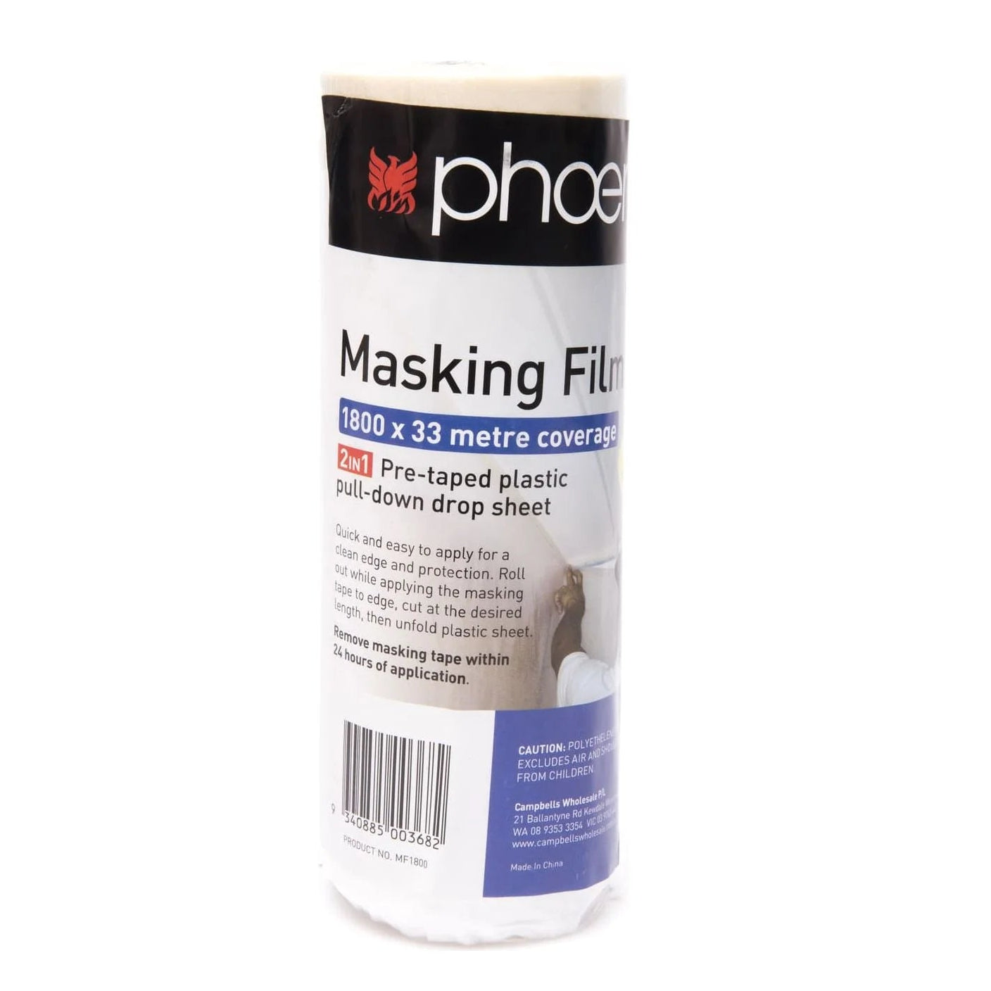 Phoenix - Masking Film 1800mm x 33m - Refil | MF1800