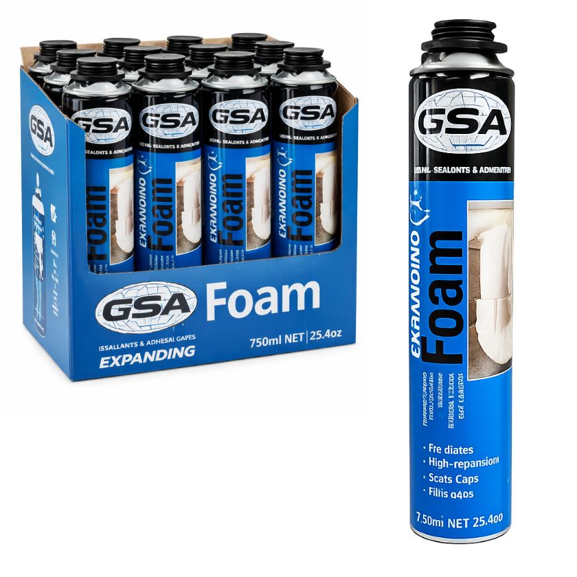 GSA Expanding Foam Gun Grade 750ml Aerosol Can - South East Clearance Centre