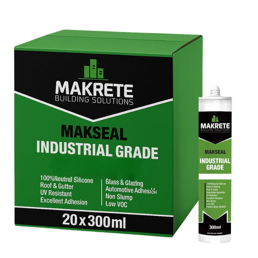 Makrete Makseal Industrial Grade Silicone – High Performance Silicone - (Box of 20)