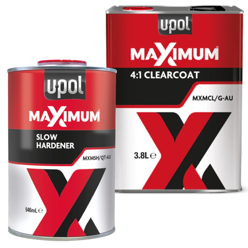 Upol Maximum 4:1 Clearcoat Kit - with Slow Hardener