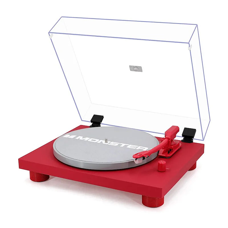 Monster Vinyl Turntable - Red (MT-TT249R)