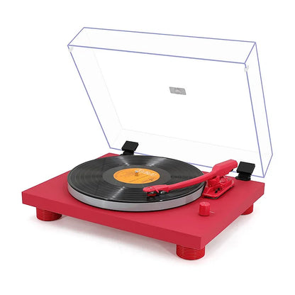 Monster Vinyl Turntable - Red (MT-TT249R)