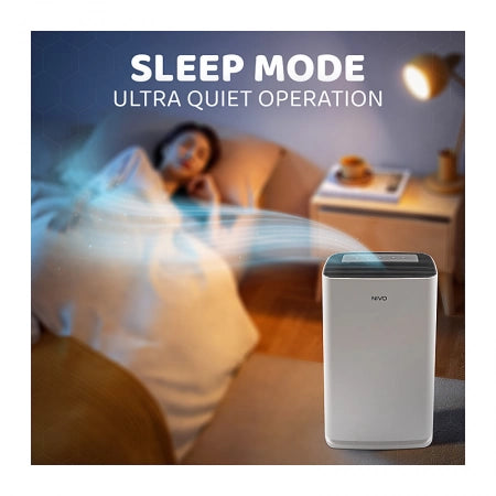 Nivo Medium Air Purifier With Multiple Fan Speeds - White - South East Clearance Centre