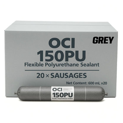 OCI 150PU FLEXIBLE POLYURETHANE SEALANT - GREY 600ML (Box of 20) - South East Clearance Centre