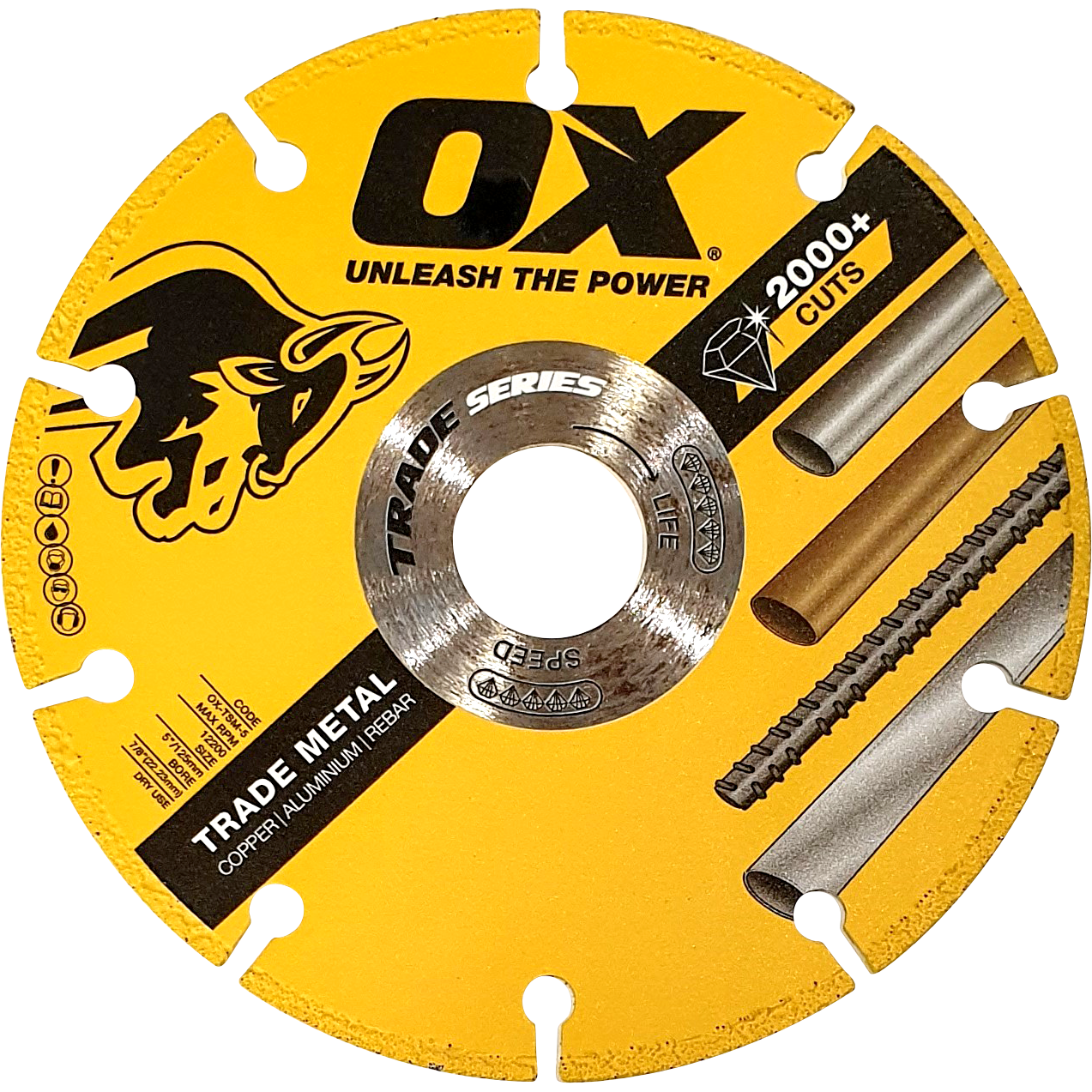 OX Trade Series Metal Plus Blade - 125mm OX-TSM-5