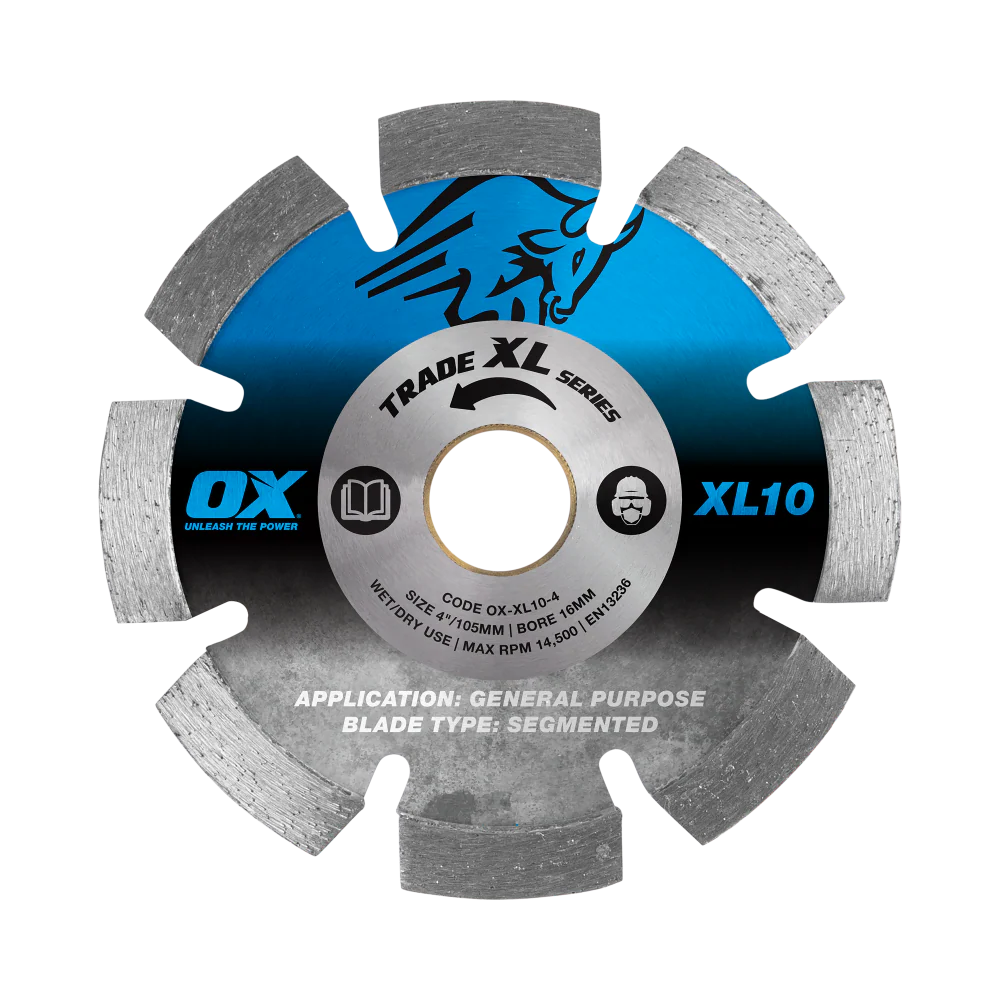 OX Trade XL-10 Segmented Diamond Blade - General Purpose