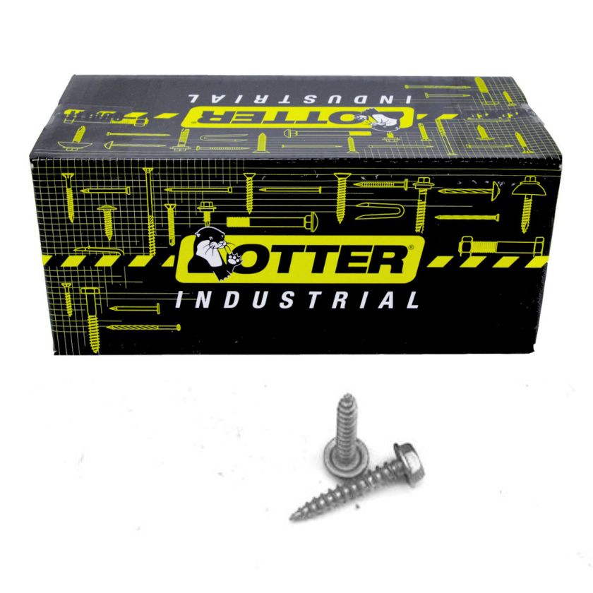 Otter 10-12 x 30mm Hex Head Type 17 Timber Screws | Class 4 Galvanised | 1000 Pack