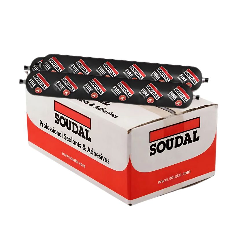 Soudal 131480 Soudasel FR Sealants Sausage Grey 600ml - Box of 12 - South East Clearance Centre