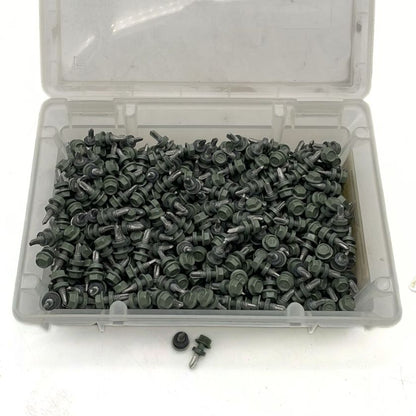 Otter Steel Pale Eucalypt, Roofing & Cladding Metal Screws 10g x 16mm (500 Pack) - South East Clearance Centre