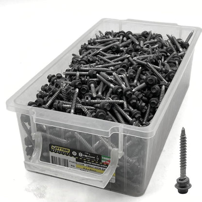 (Box of 1000) - Otter Industrial Timber & Metal Screws - Zip-Fixx Roofing Screws (Size 6.2x50mm) Class 4 |