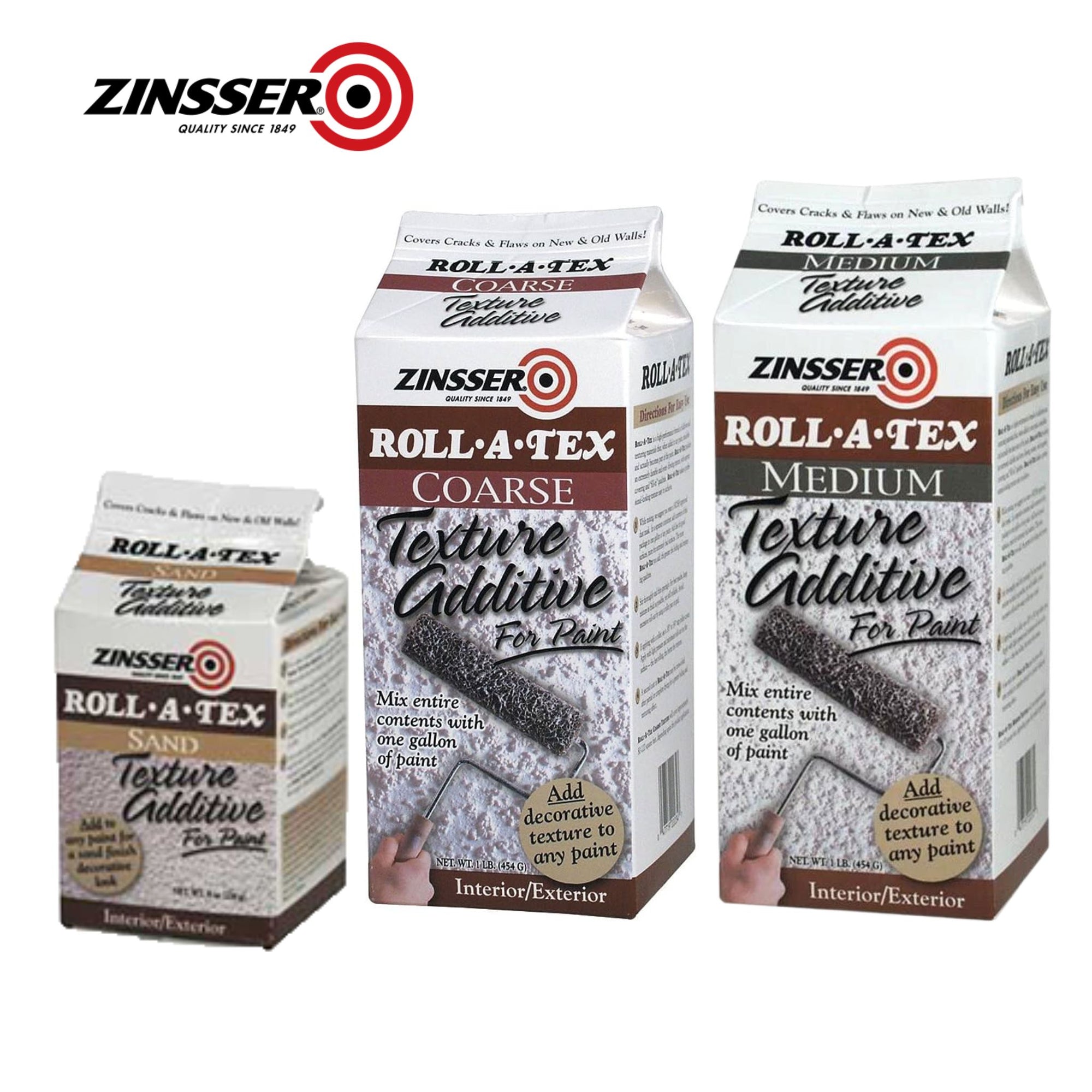 ZINSSER® Roll-A-Tex® Texture Additives for Paint - South East Clearance Centre