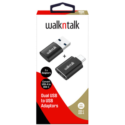 Walkntalk Dual USB to USB Adaptors - South East Clearance Centre