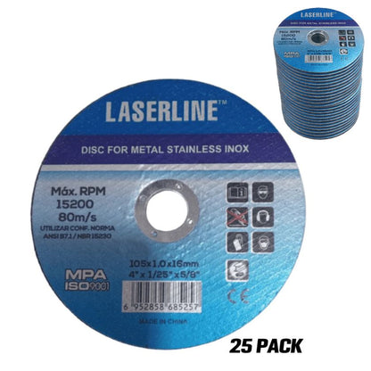 25 PACK - Stainless Steel Cutting Disc - 105mm - South East Clearance Centre