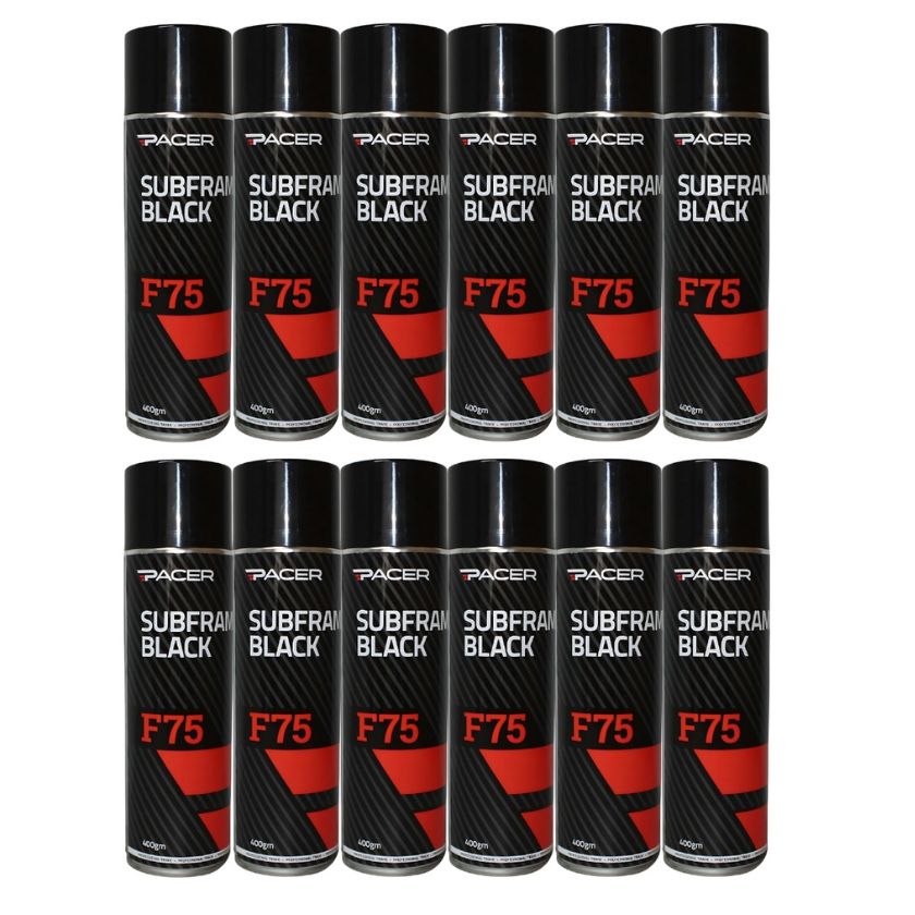 PACER F75 SUBFRAME BLACK SF400 400GM (Box of 12)