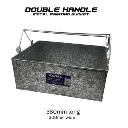 Rodel Painters Double Handle Metal 2 Bucket Set (520mm & 380mm Bucket) - South East Clearance Centre