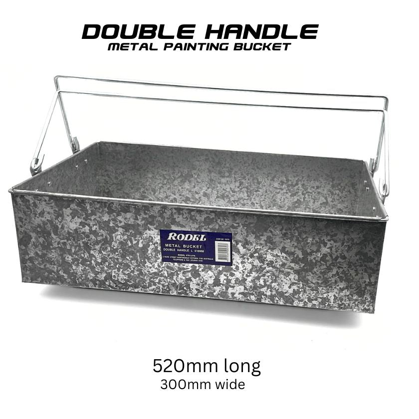 Rodel Painters Double Handle Metal 2 Bucket Set (520mm & 380mm Bucket) - South East Clearance Centre