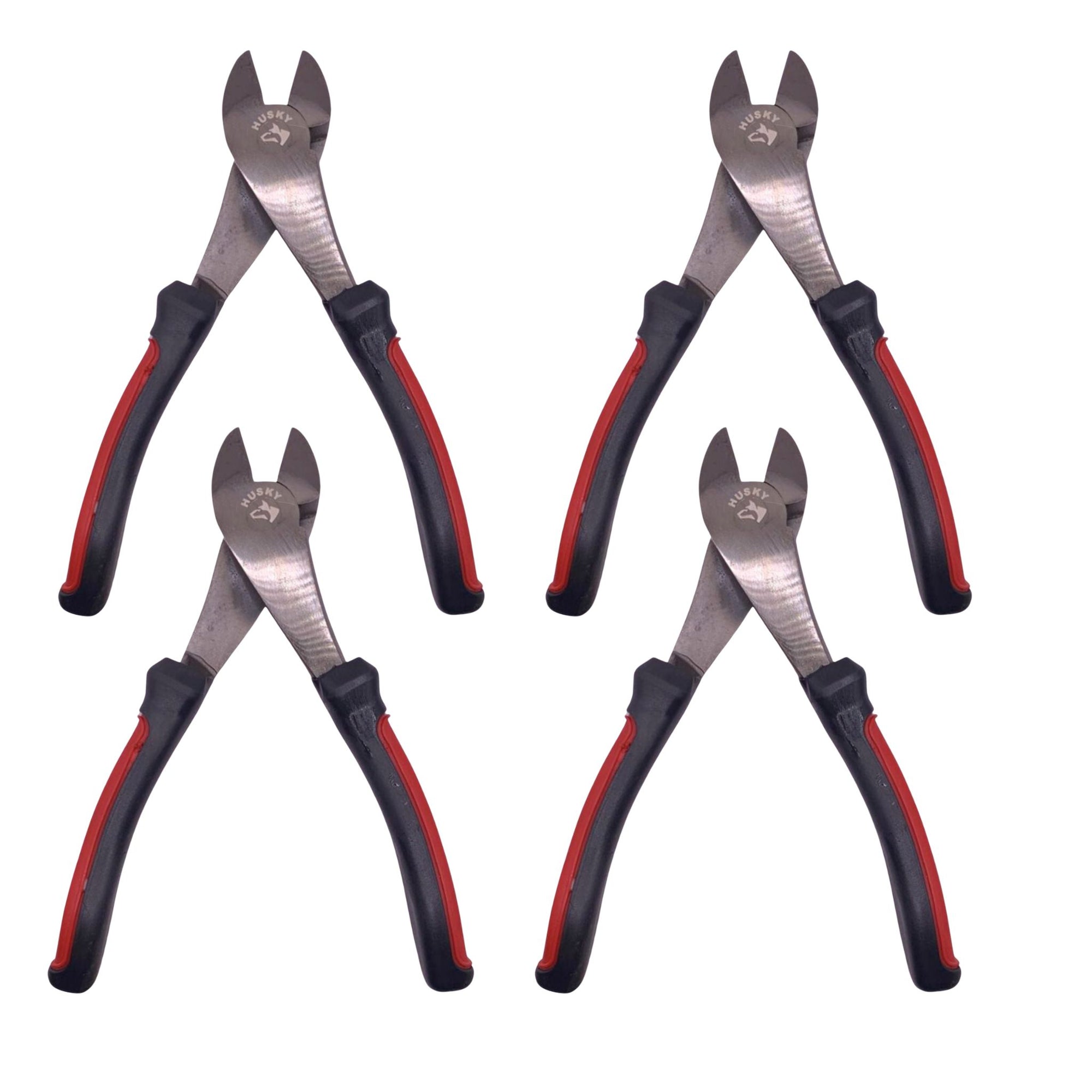 (Pack of 4) Husky 7" inch Diagonal Cutting Pliers - South East Clearance Centre