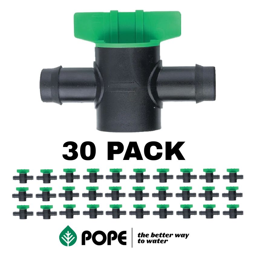 Pope 19mm Poly Inline Barbed Tap - Pack of 30