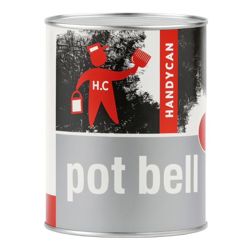 Handycan Pot Belly Enamel Stove & Fireplace Paint 500ml – Heat Resistant Black