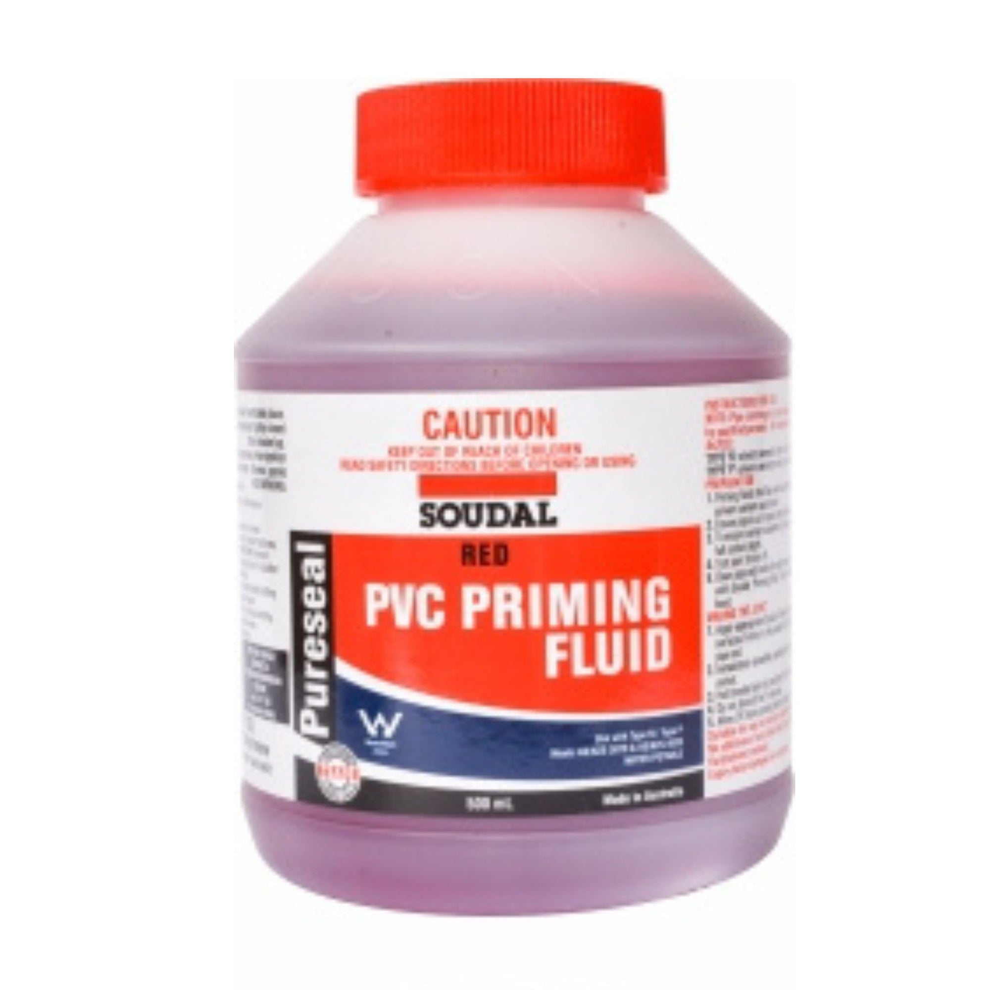 Soudal Purseal PVC Priming Fluid Red - South East Clearance Centre