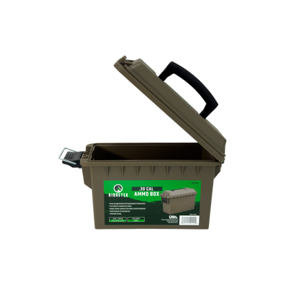 Ridgetek .30Cal Ammo Box with Padlock - Dark Earth - RL10121