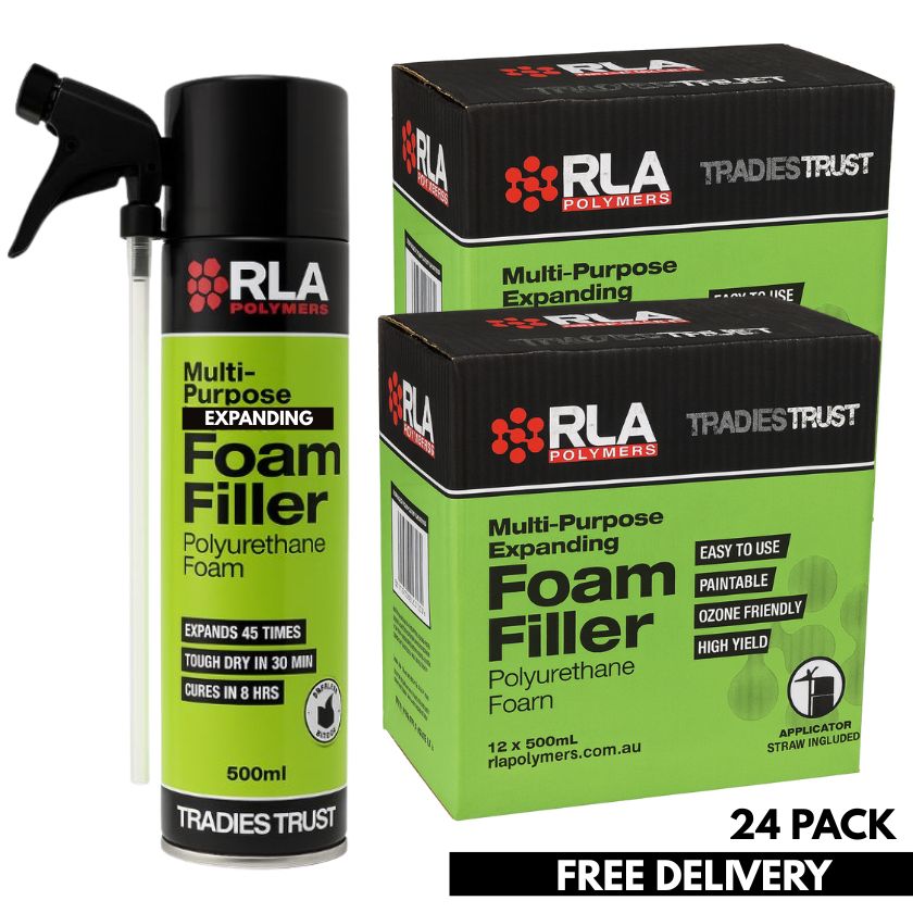 RLA Multipurpose Foam Filler Expanding Foam- Box of 12 - South East Clearance Centre