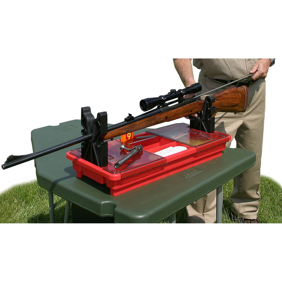 MTM Case Gard Portable Maintenance Center For Rifle Shotgun Cleaning RMC-1-30