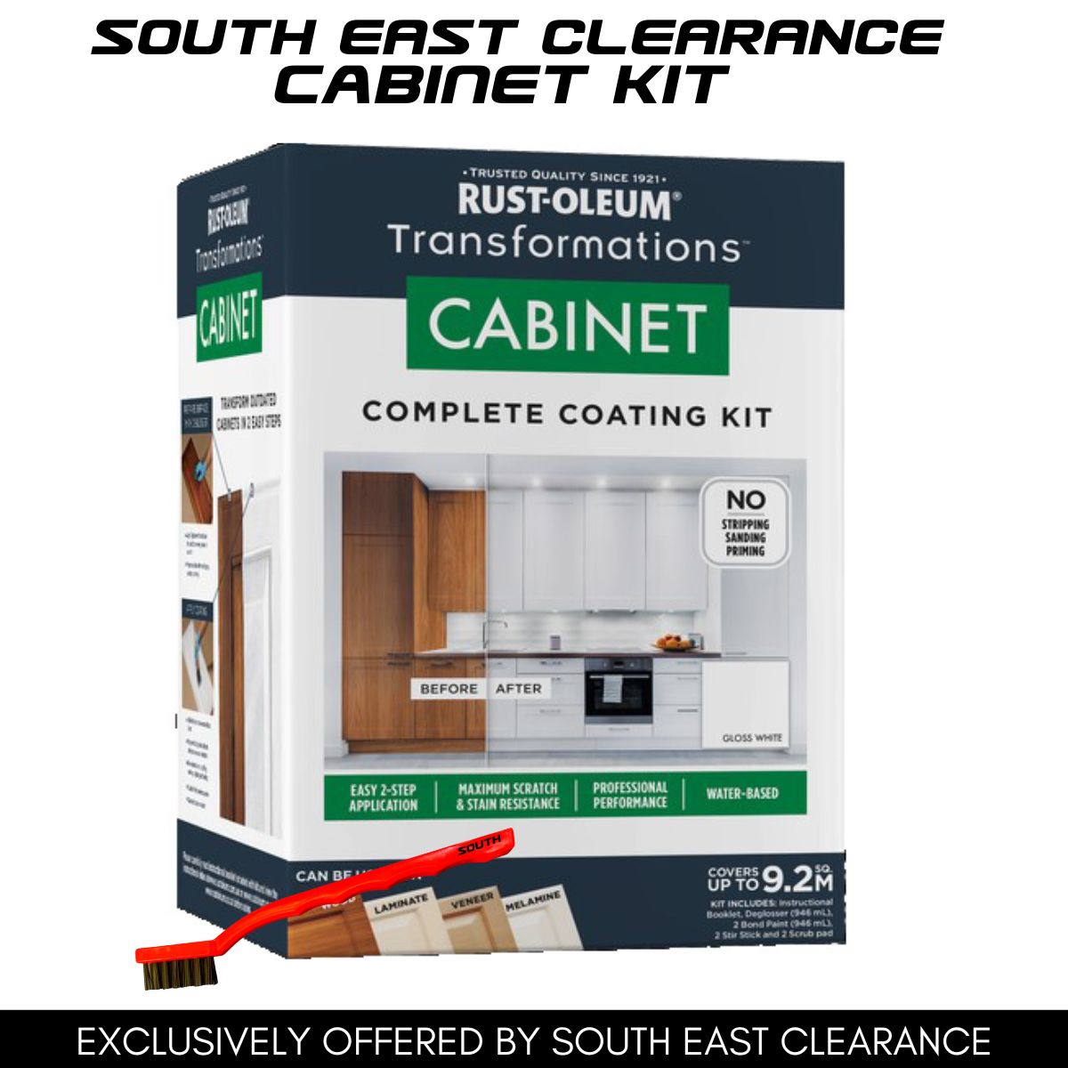 Rust-Oleum White Cabinet Transform Kit (South East Clearance Bundle) - South East Clearance Centre