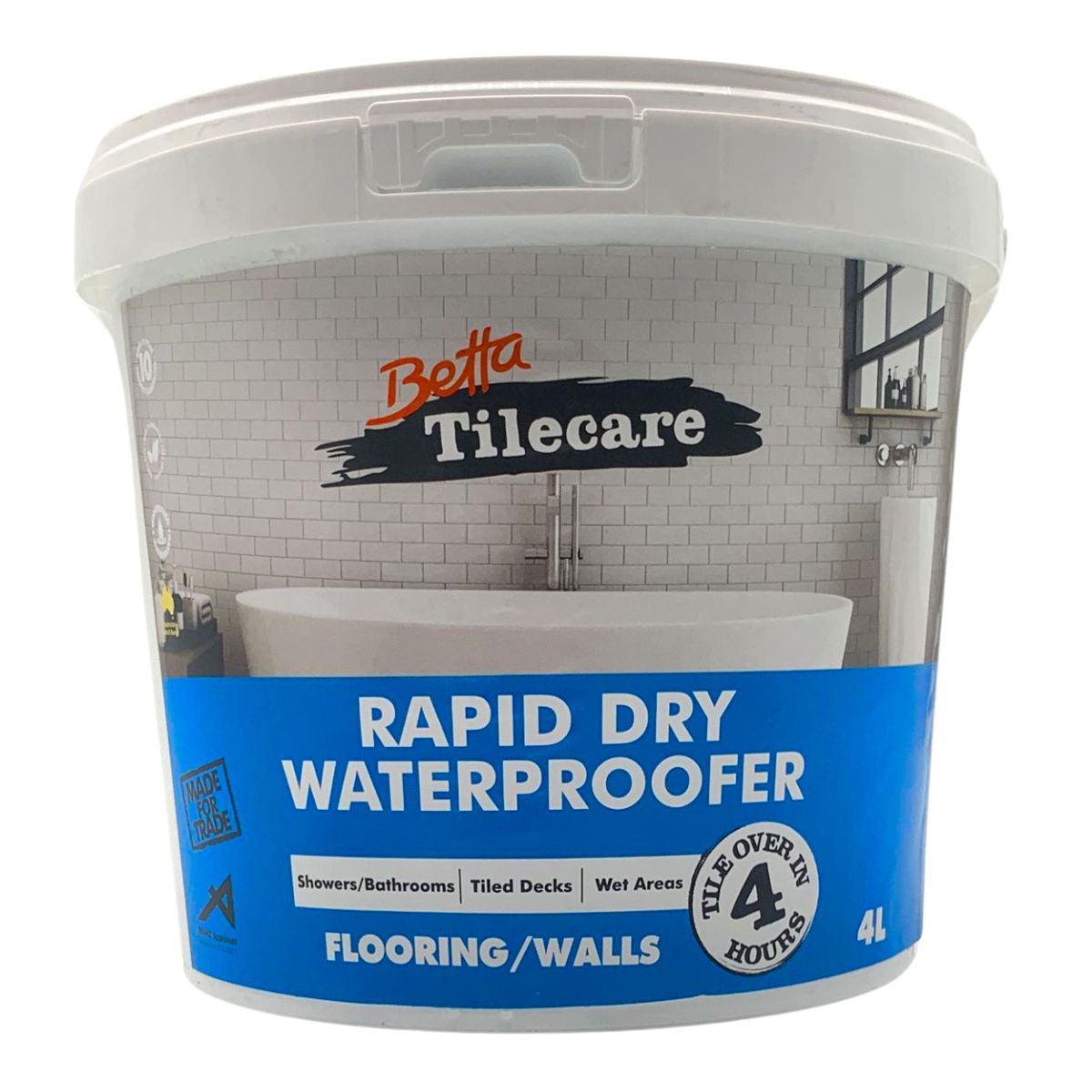 Betta Tilecare Rapid Dry Wet Area Rapid Dry Waterproofer | 4 Litres - South East Clearance Centre
