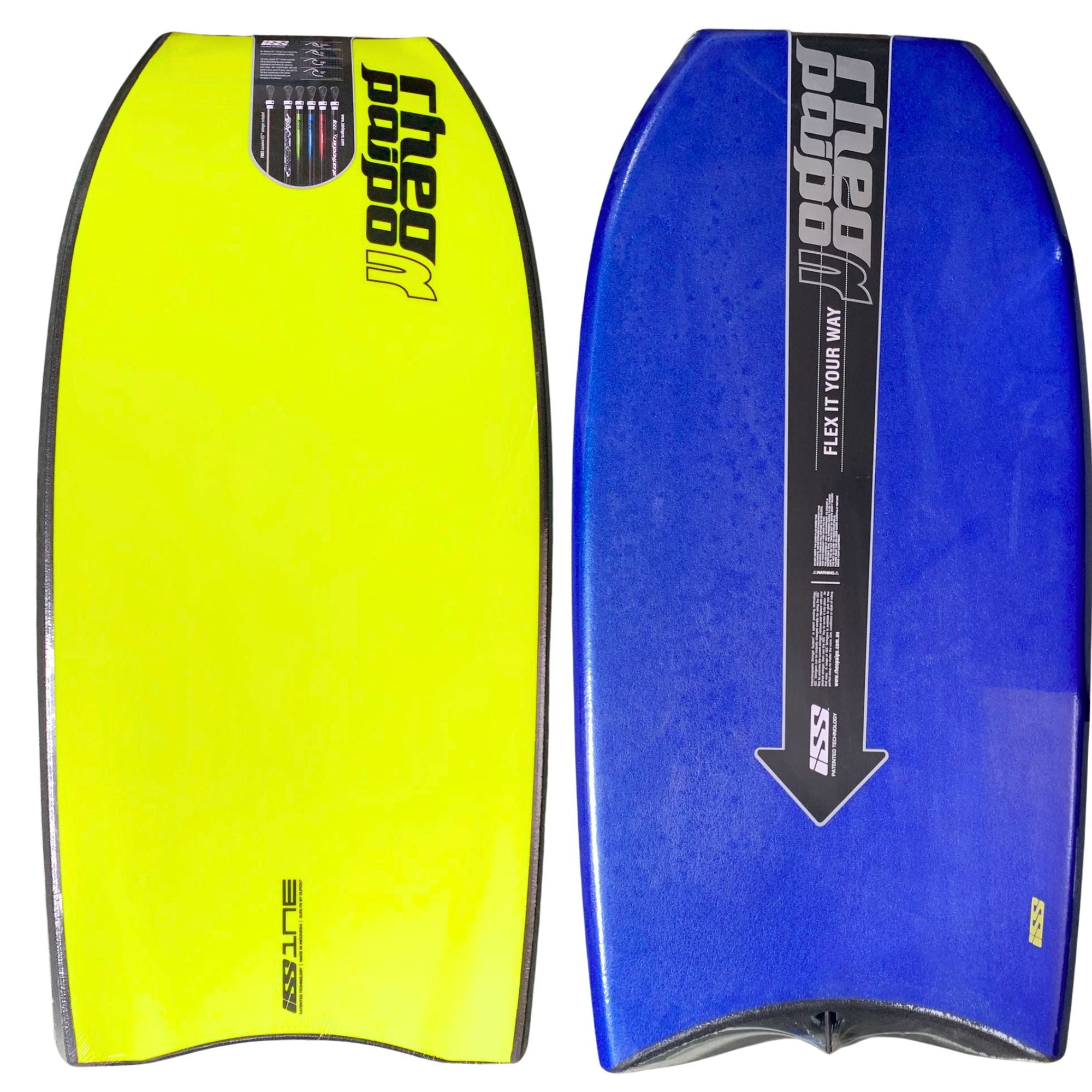 RheoPaipo ISS Body Board | YELLOW/BLUE | D CORE | 1NE | 41" - South East Clearance Centre