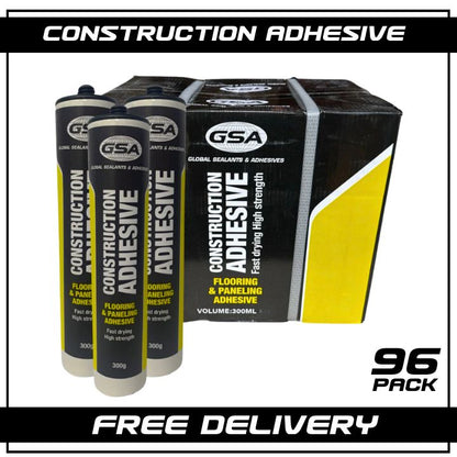96 Pack | GSA 6998 Construction Adhesive 300 Grams - South East Clearance Centre