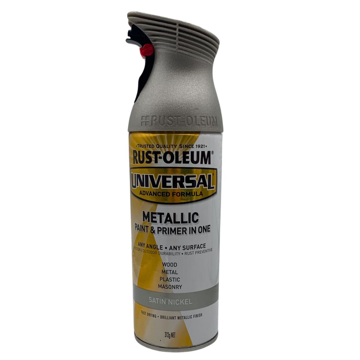 Rust Oleum Universal Metallic Spray Paint | 252886 Satin Nickel - South East Clearance Centre