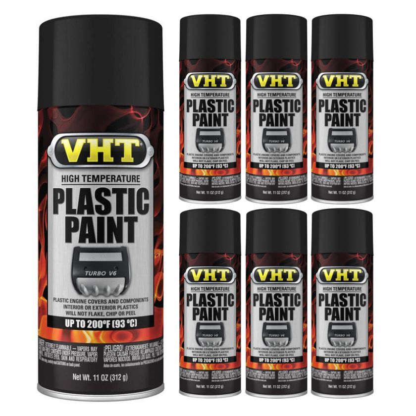 VHT VHT Plastic Paint Matte Black – (SP820) - South East Clearance Centre