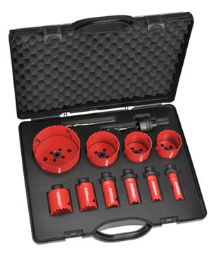 Bordo 8070-S3 Saber 16-92mm 12 Piece S3 Quick Change Hole Saw Kit