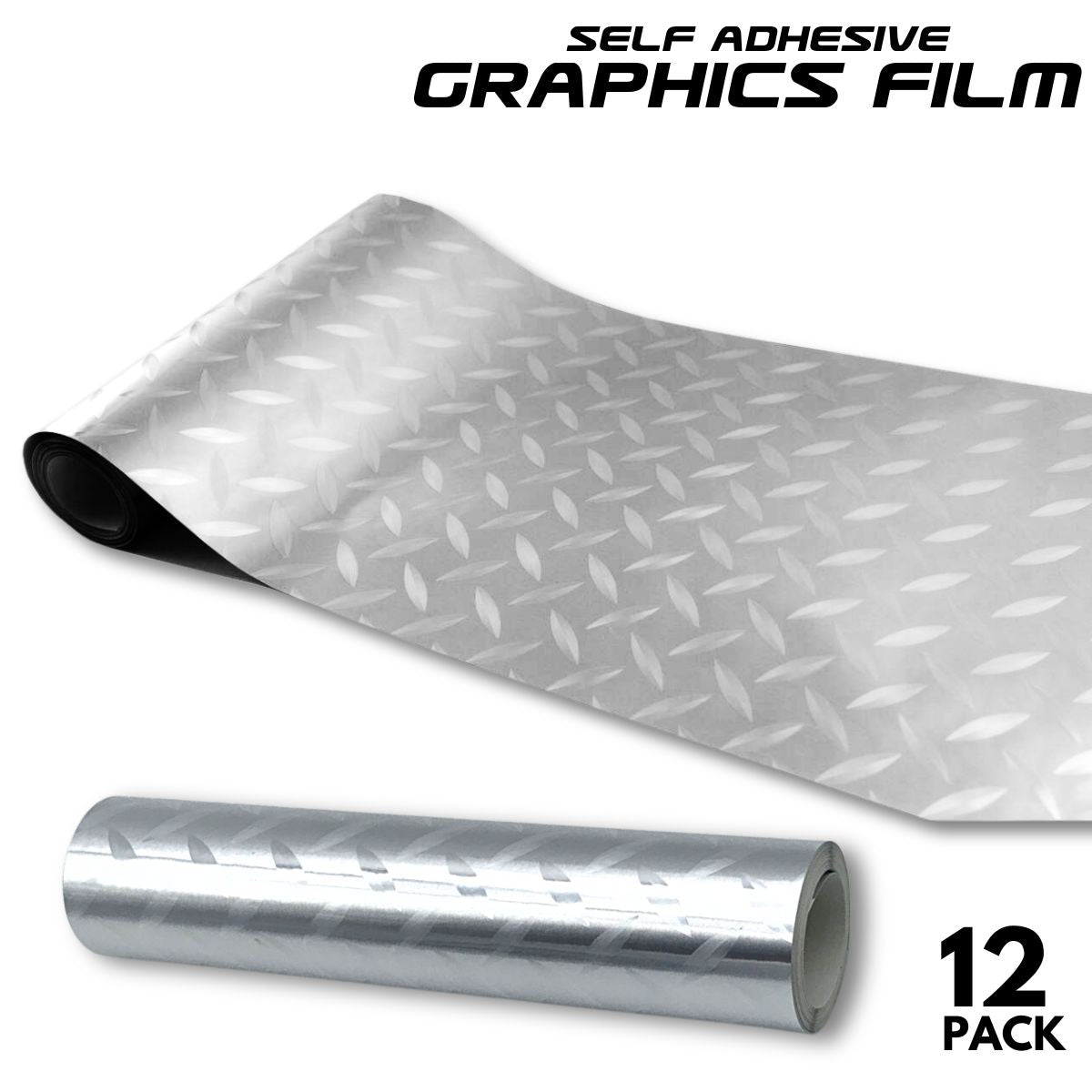 (12 Pack) Self Adhesive Graphics Film, 8" x 4.2metres - South East Clearance Centre