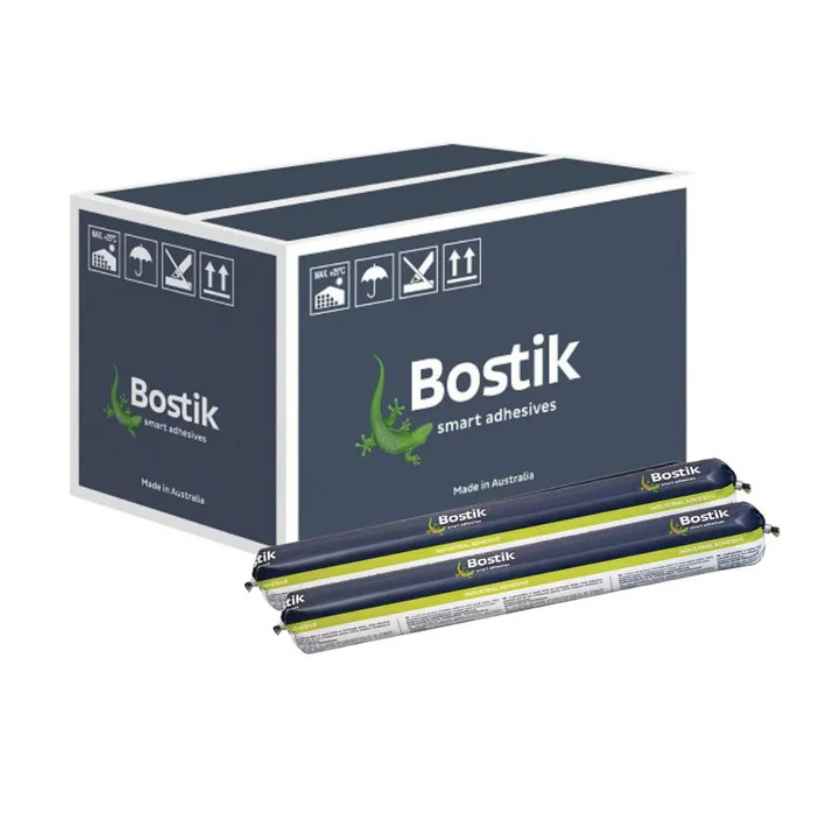 Bostik 30600956 12 Pack 600ml ISR 70-08AP Simson Silicone Direct Glazing Adhesive - Black (Expiry Feb 2026)