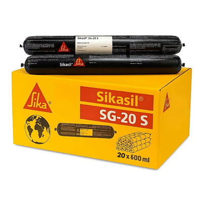 Sika 107627 600ml Sikasil SG20 Glazing Adhesive - Black - South East Clearance Centre
