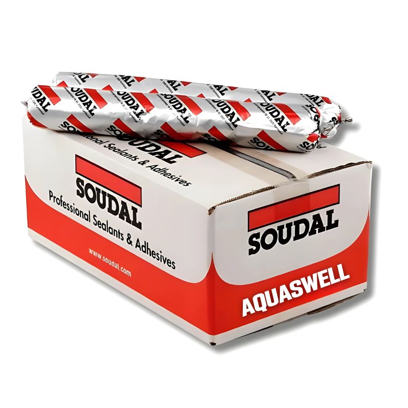 Soudal Aquaswell Polyurethane Sealant for Water & Gas Pipes - Champagne Yellow (Box of 12) - South East Clearance Centre