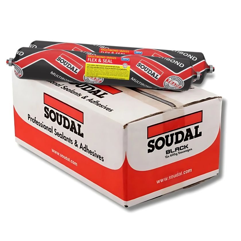 Soudal Multibond SMX25 Hybrid Polymer – Flex & Seal, Black (Box of 12)