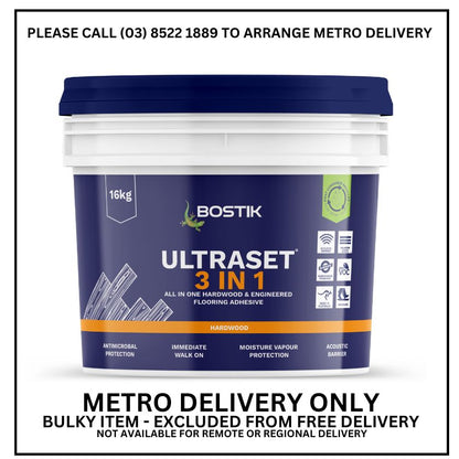 Bostik Ultraset 3-IN-1 Timber Flooring Adhesive 30627868 - 16kg - South East Clearance Centre