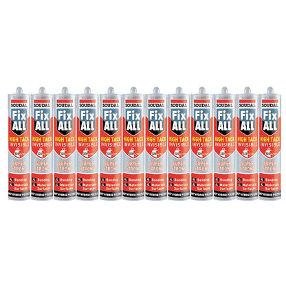 Soudal 131515 Fix ALL High Tack Invisible 290ml (Box of 12)